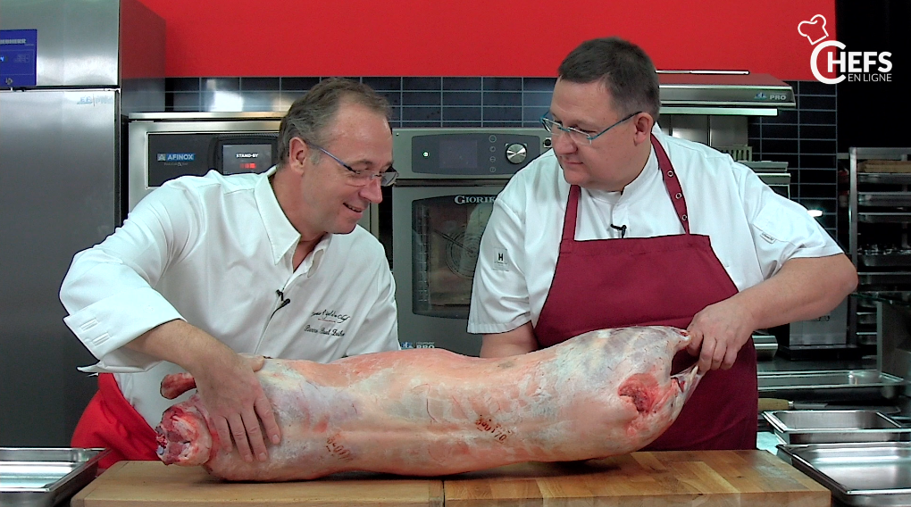 La viande à l'étal